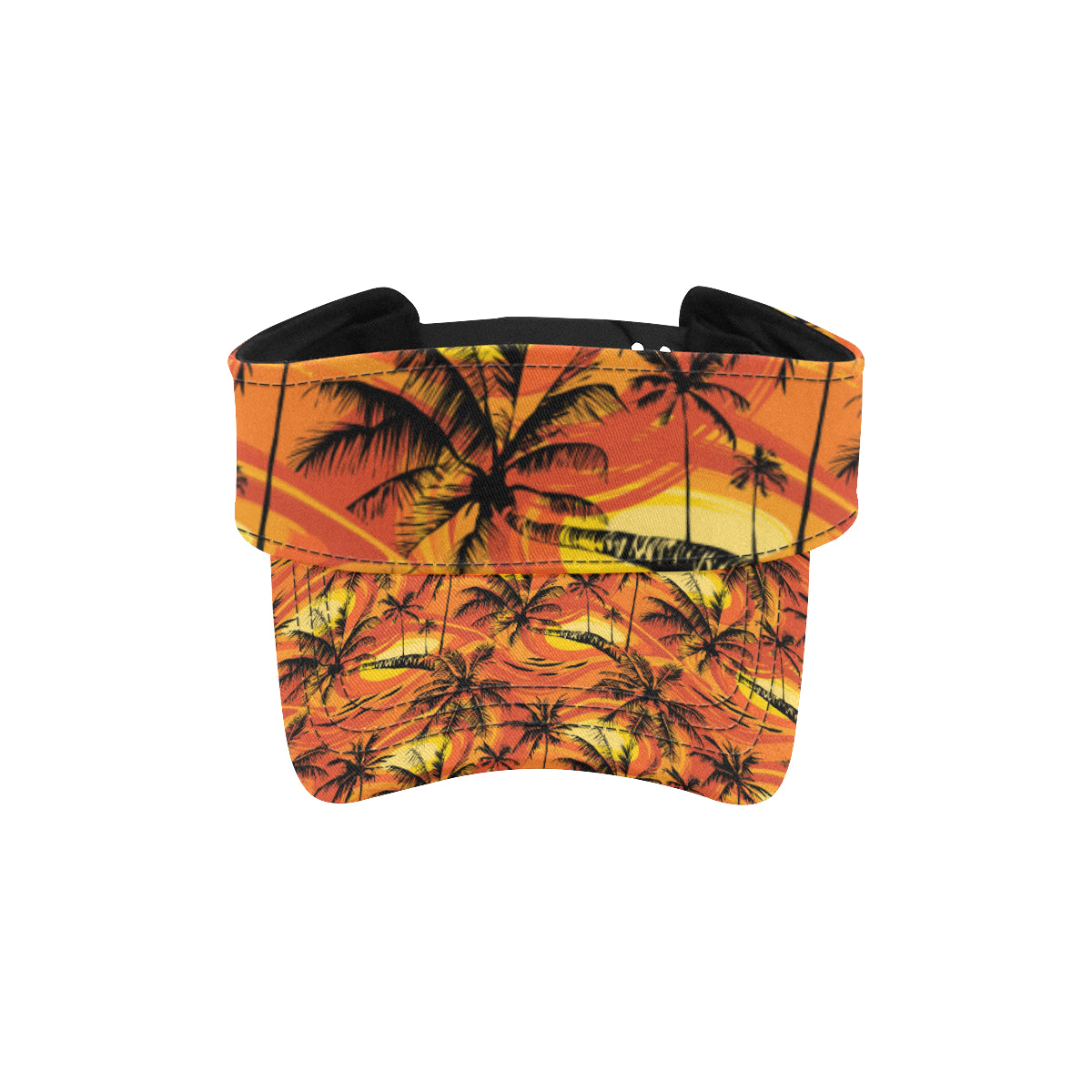 Palm Tree Pattern Print Design A02 Unisex Sun Visor