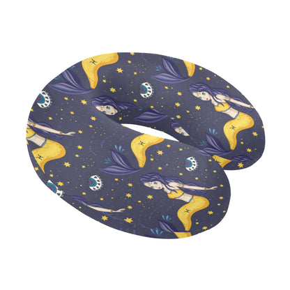Pisces Pattern Print Design A04 U-Shaped Travel Neck Pillow