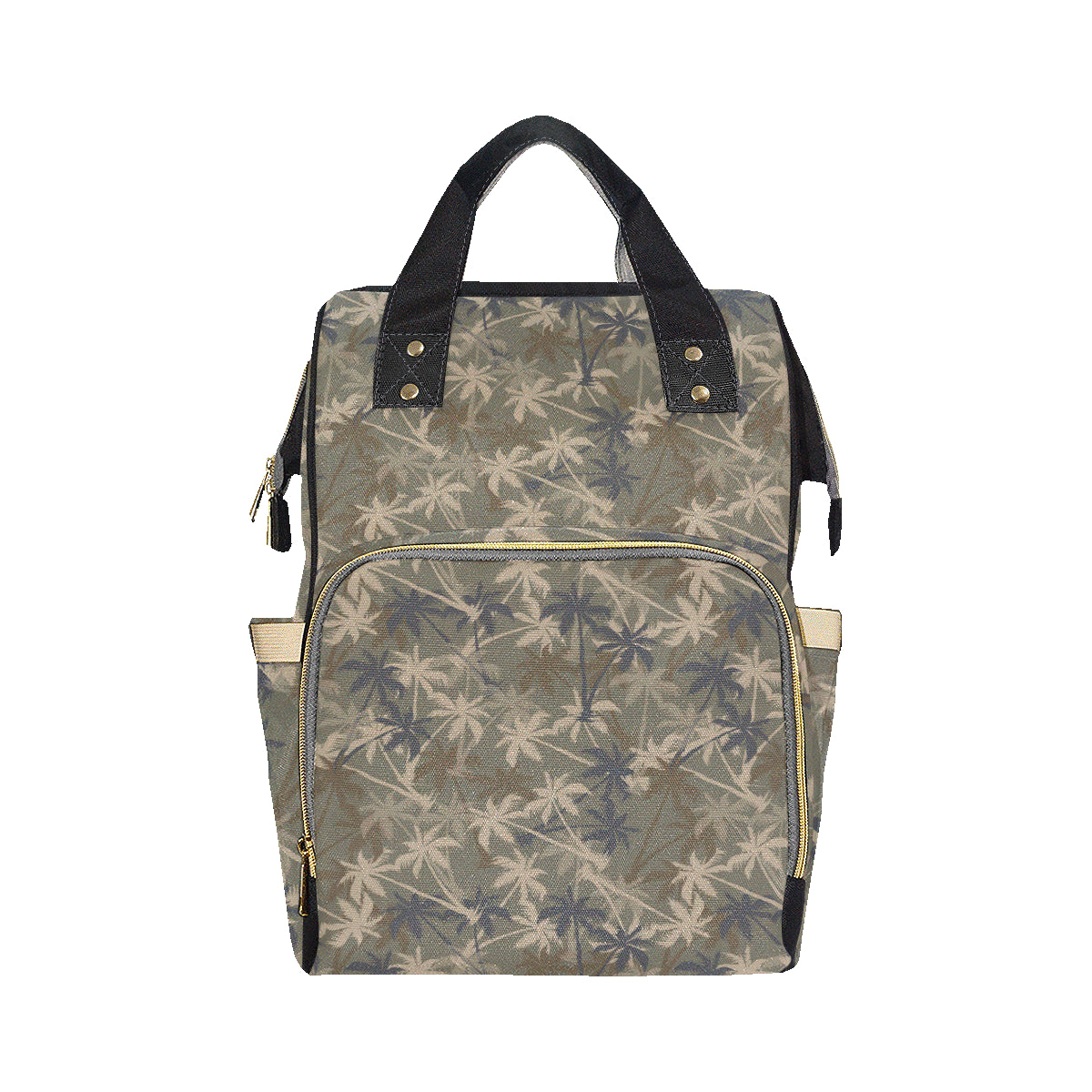 Palm Tree camouflage Diaper Bag Backpack