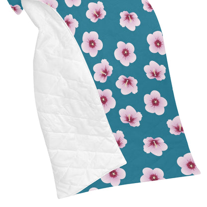 Cherry Blossom Pattern Print Design CB08 Premium Quilt