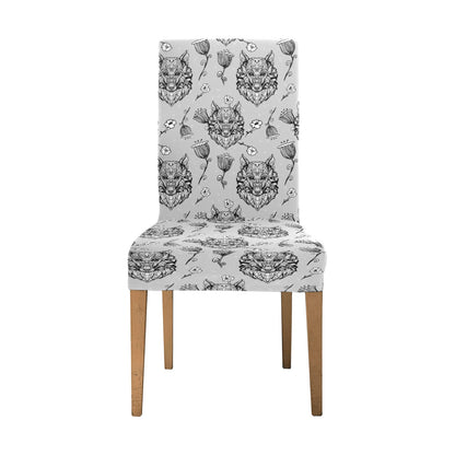 Tribal Pattern Print Design LKS306 Dining Chair Slipcover