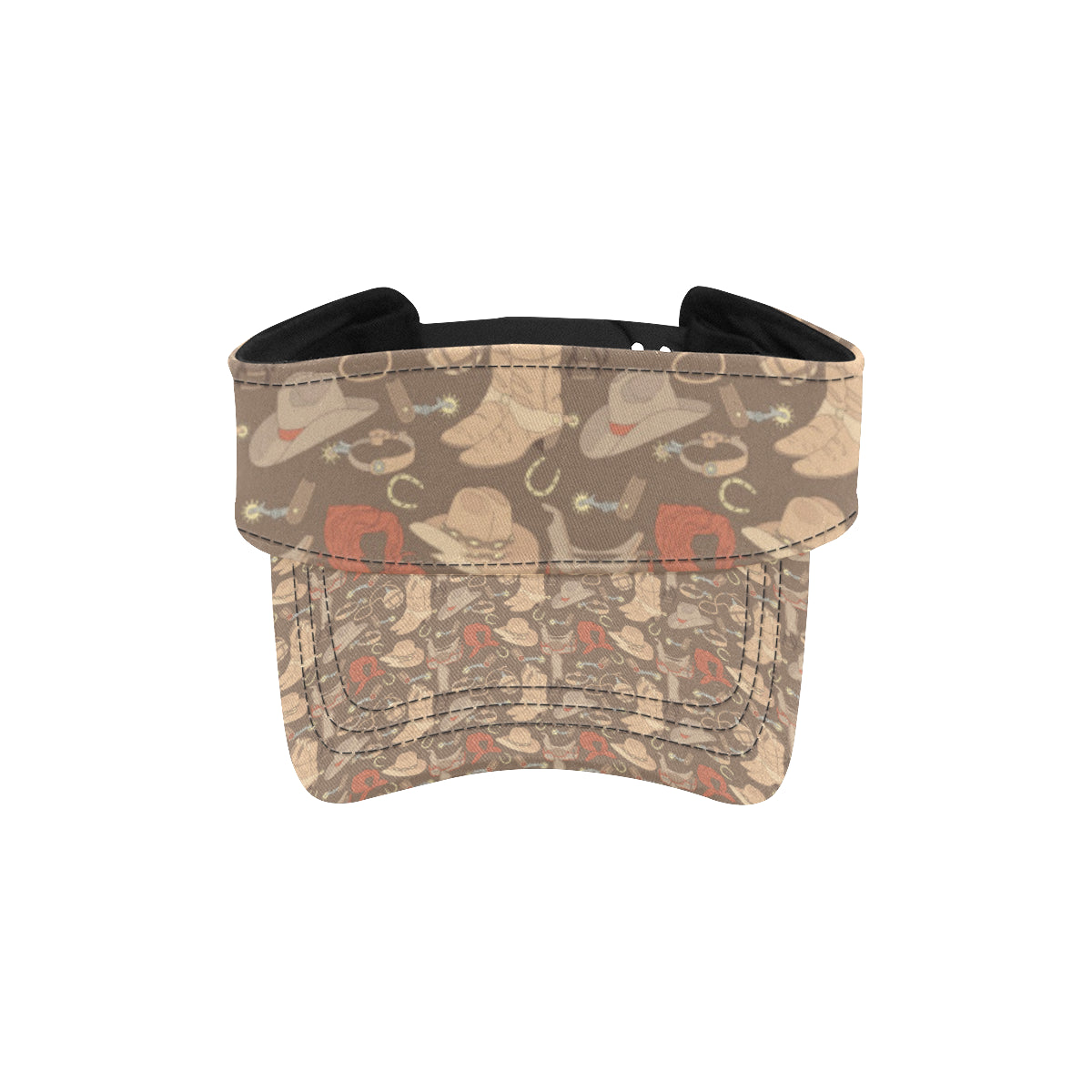 Cowboy Pattern Print Design 02 Unisex Sun Visor