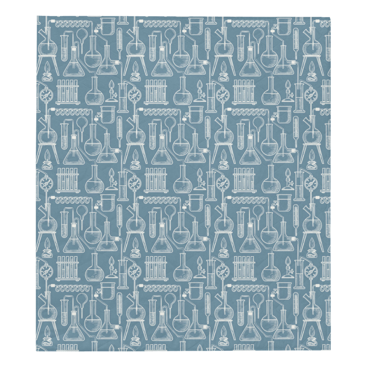 Chemical Pattern Print Design 05 Premium Quilt