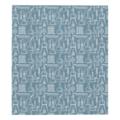 Chemical Pattern Print Design 05 Premium Quilt