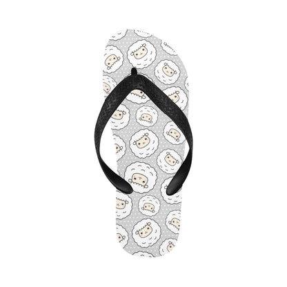 Sheep Print Design LKS401 Flip Flops