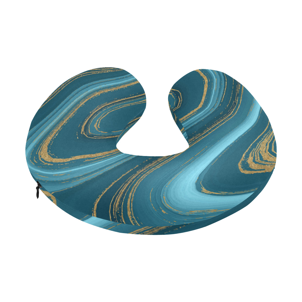 Liquid Pattern Print Design 04 U-Shaped Travel Neck Pillow