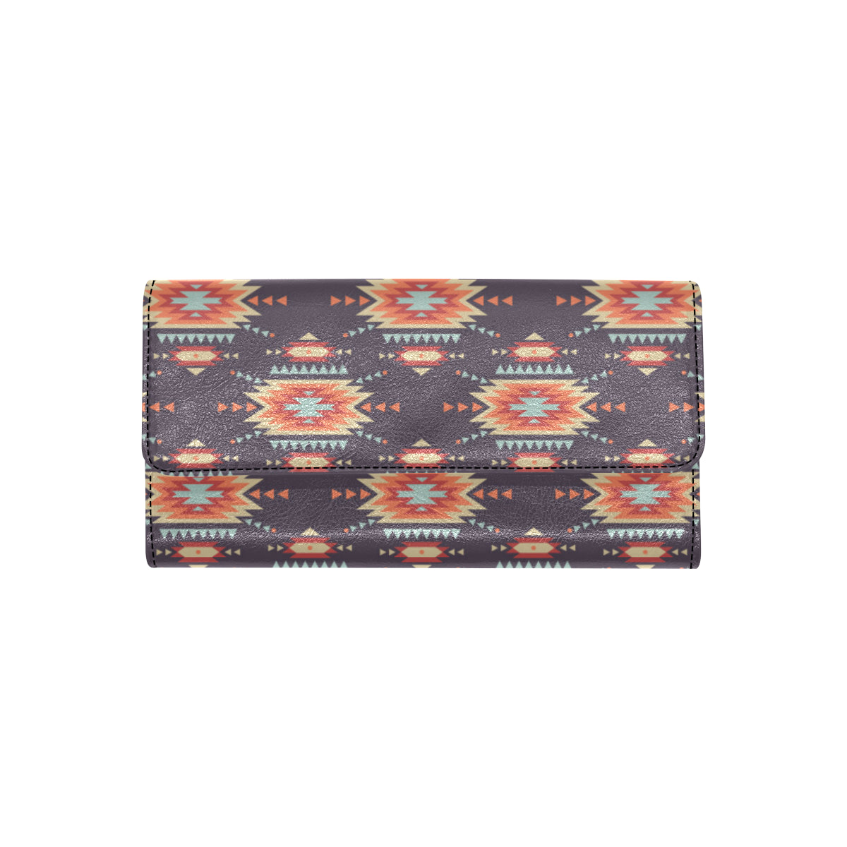 Tribal indians Aztec Women's Trifold Wallet