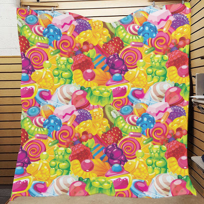 Candy Pattern Print Design CA01 Premium Quilt