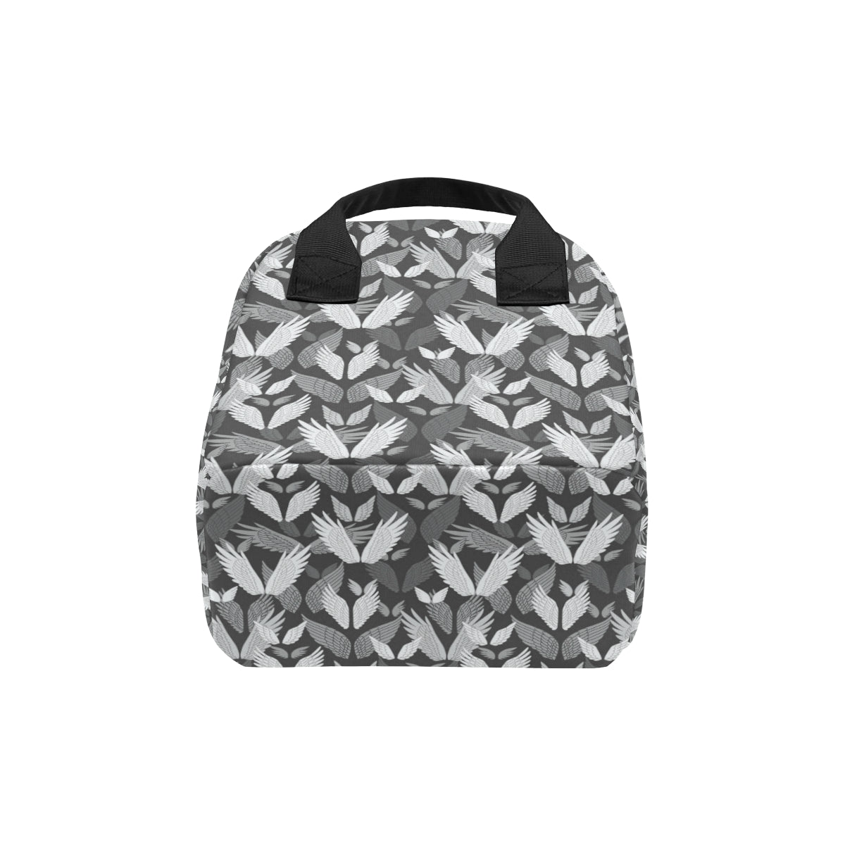 Angel Wings Pattern Design Themed Print Insulated Lunch Bag