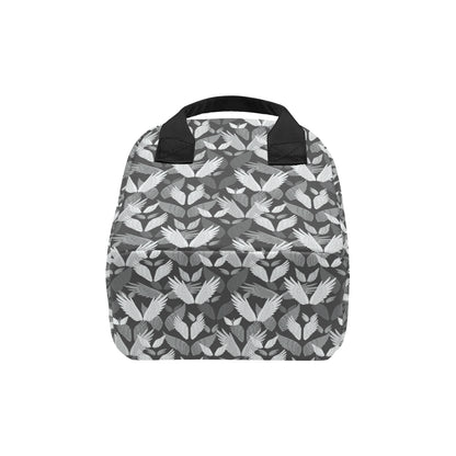 Angel Wings Pattern Design Themed Print Insulated Lunch Bag
