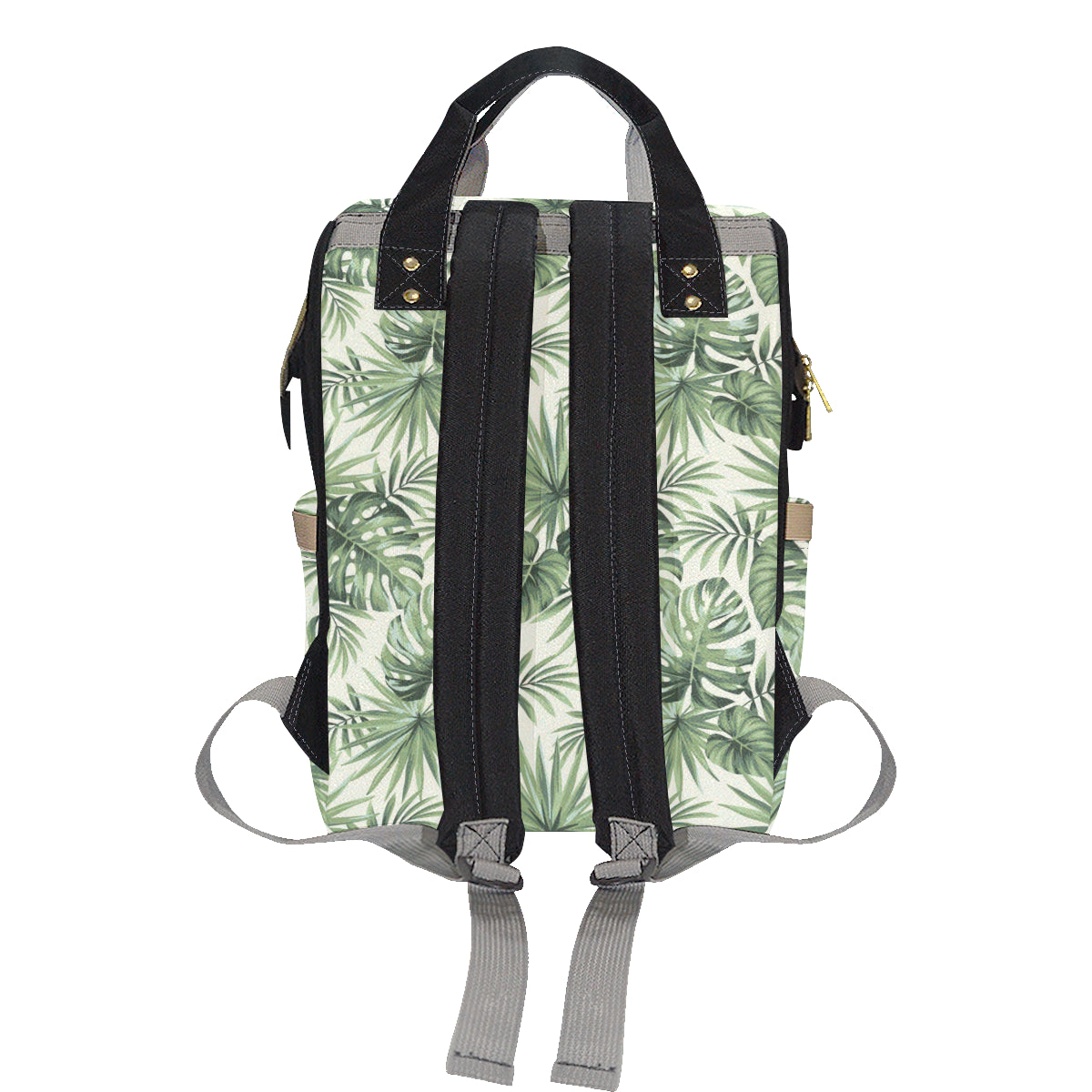 Palm Leaf Pattern Print Design A02 Diaper Bag Backpack