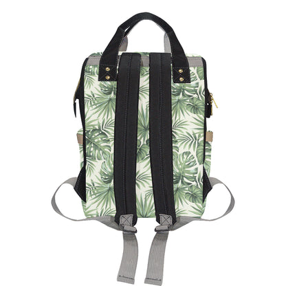 Palm Leaf Pattern Print Design A02 Diaper Bag Backpack