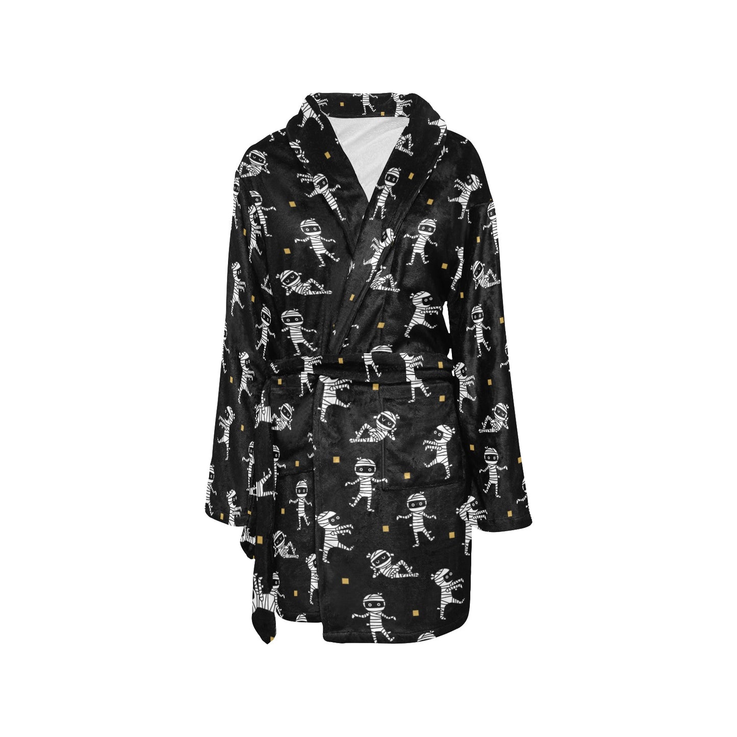 Mummy Cute Print Design LKS301 Women's Fleece Robe