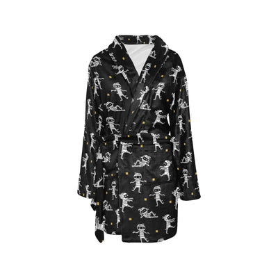 Mummy Cute Print Design LKS301 Women's Fleece Robe