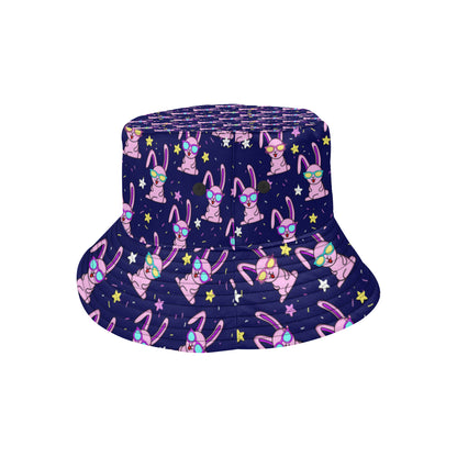 Rabbit Baby Pattern Print Design RB015 Unisex Bucket Hat