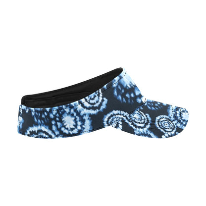 Tie Dye Dark Blue Print Design LKS306 Unisex Sun Visor