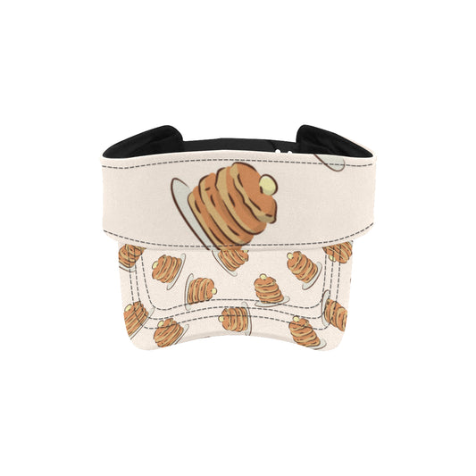 Pancake Pattern Print Design A01 Unisex Sun Visor