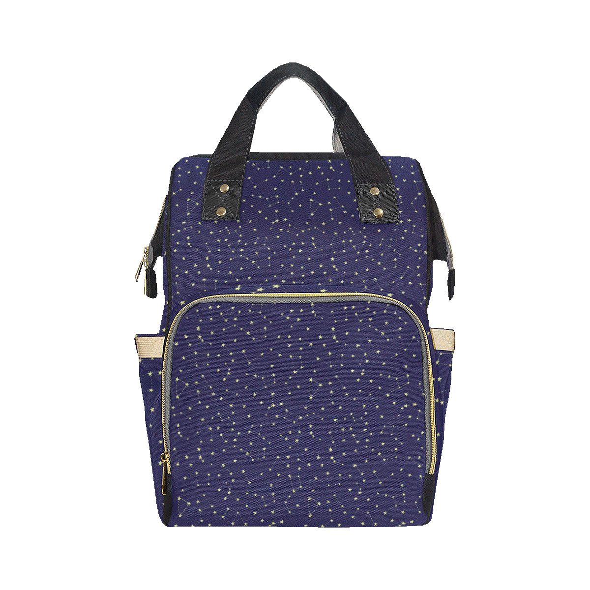 Constellation Pattern Print Design 02 Diaper Bag Backpack