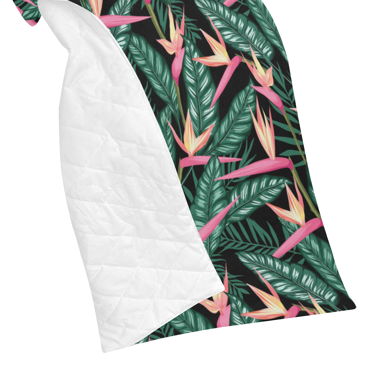 Bird Of Paradise Pattern Print Design BOP03 Premium Quilt