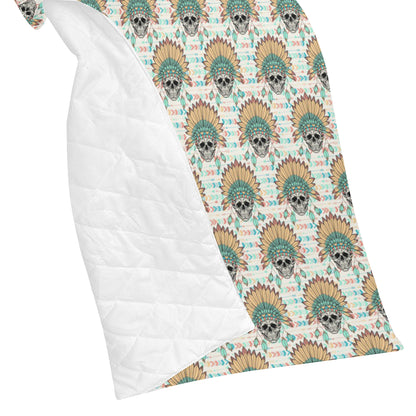Boho Pattern Print Design 04 Premium Quilt