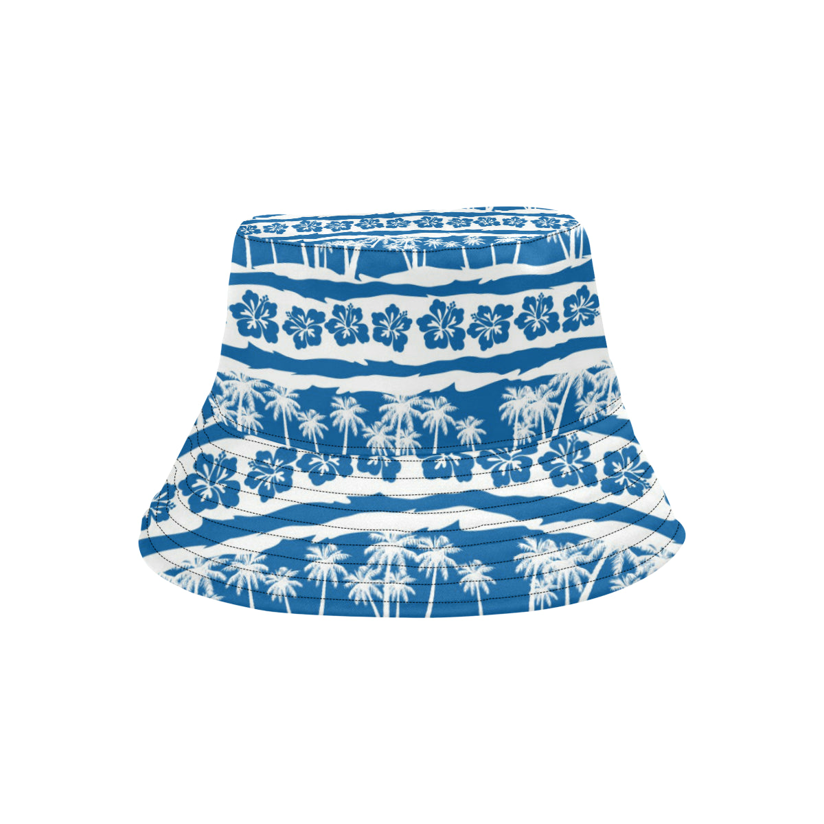 Hawaiian Themed Pattern Print Design H021 Unisex Bucket Hat