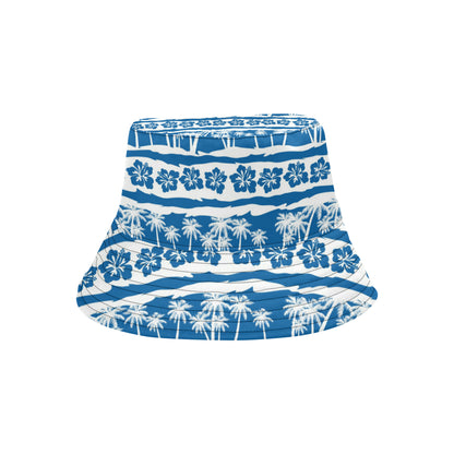 Hawaiian Themed Pattern Print Design H021 Unisex Bucket Hat