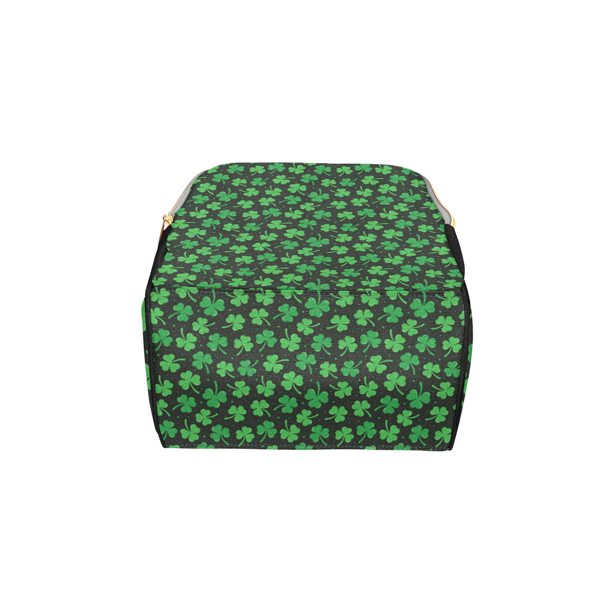 Clover  Pattern Print Design 04 Diaper Bag Backpack