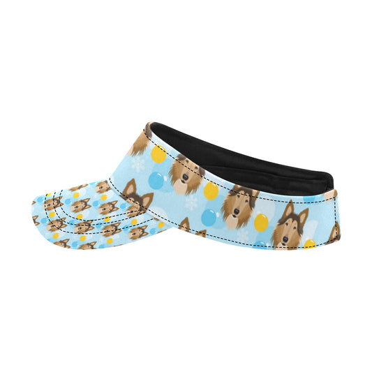 Collies Pattern Print Design 02 Unisex Sun Visor