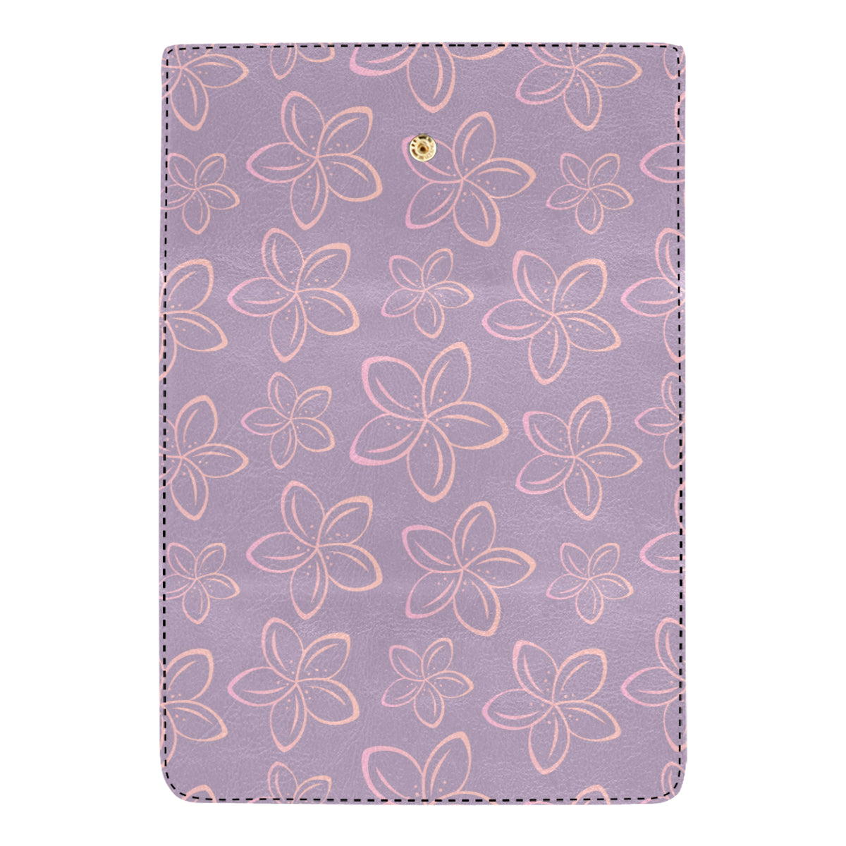 Plumeria Pattern Print Design A01 Women's Trifold Wallet