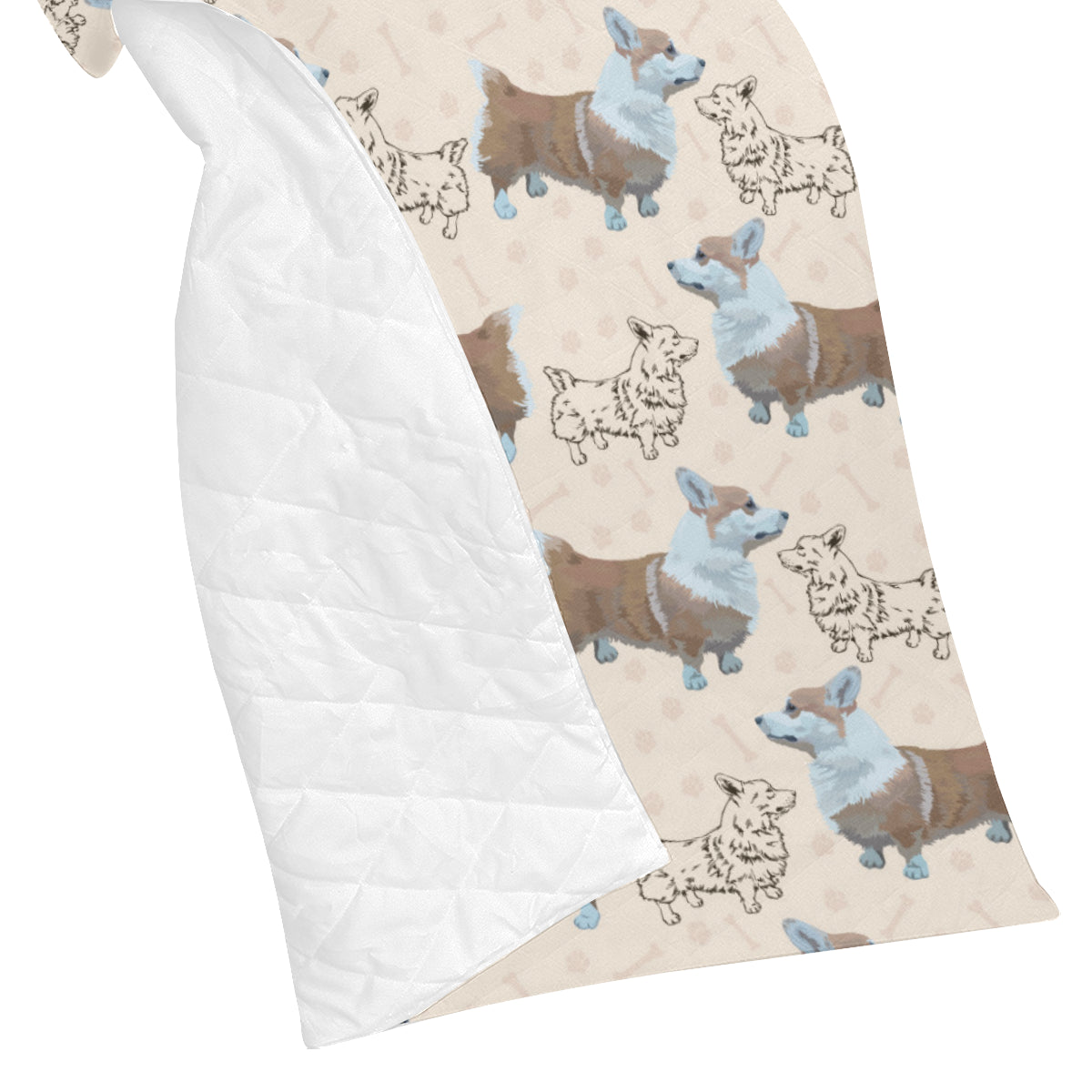 Pembroke Welsh Corgis Pattern Print Design A03 Premium Quilt