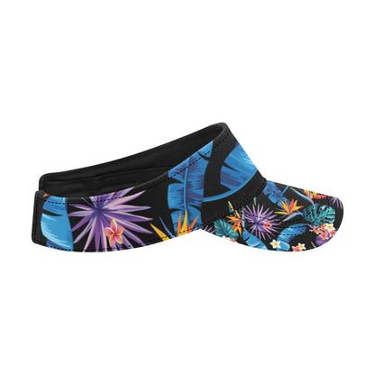 Tropical Flower Pattern Print Design TF018 Unisex Sun Visor