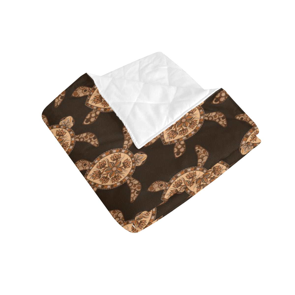 Tribal Sea Turtle Pattern Print Design T09 Premium Quilt