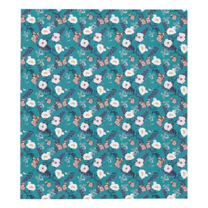 Butterfly Pattern Print Design 012 Premium Quilt