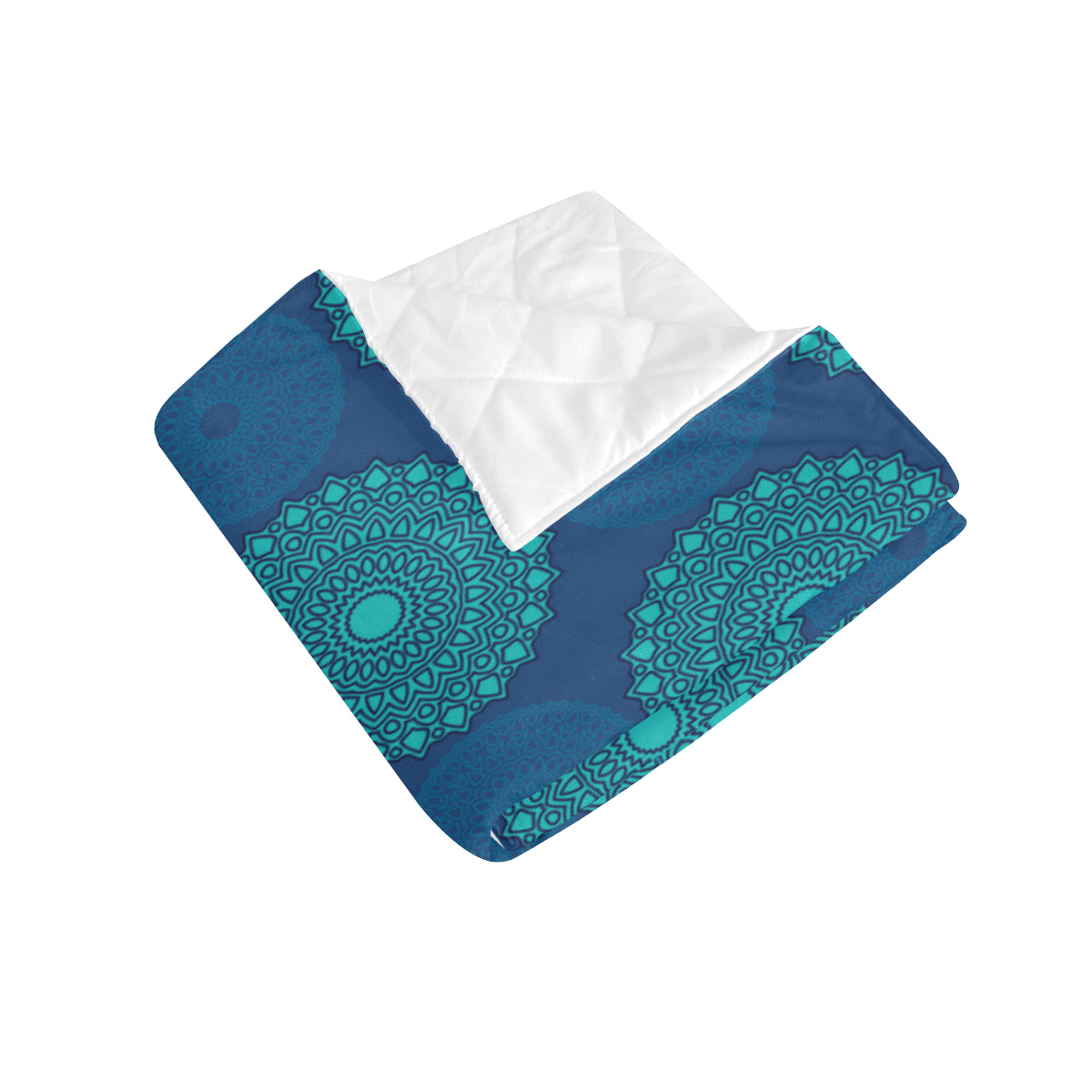 Medallion Pattern Print Design 04 Premium Quilt