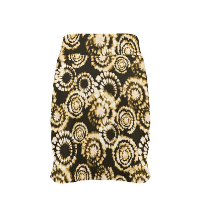 Tie Dye Print Design LKS307 17" Golf & Pickleball Skort with Pockets