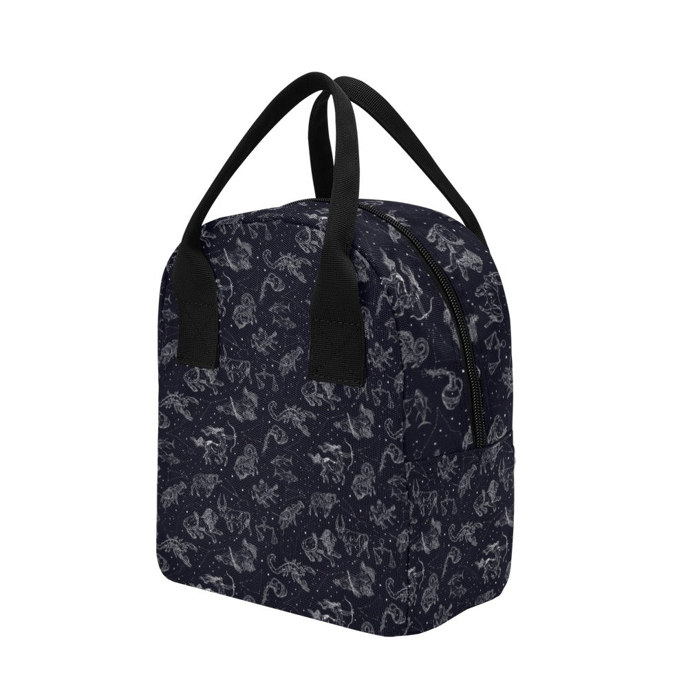 Zodiac Print Design LKS304 Insulated Lunch Bag