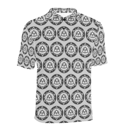 Third Eye Print Design LKS301 Men Polo Shirt
