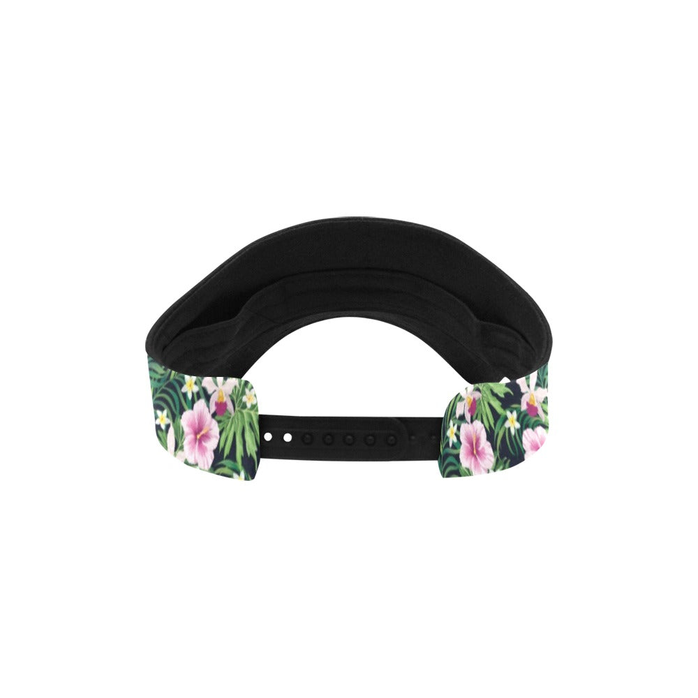 Hibiscus Tropical Print Design LKS309 Unisex Sun Visor