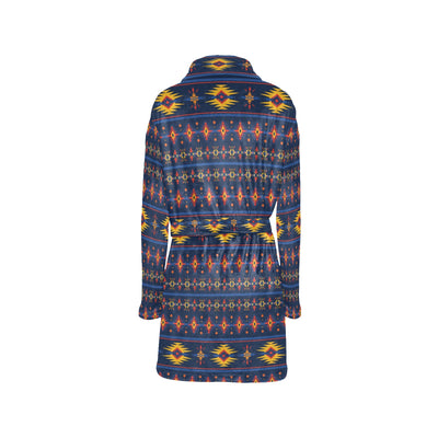 Southwest Pattern Print Design LKS306 Women's Fleece Robe