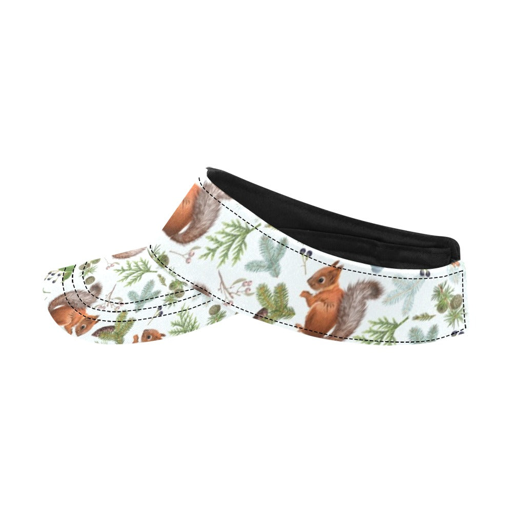 Squirrel Print Design LKS308 Unisex Sun Visor