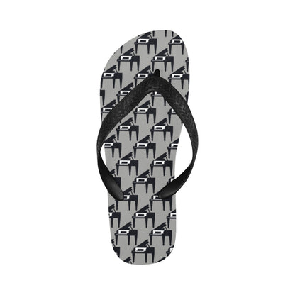 Piano Print Design LKS404 Flip Flops