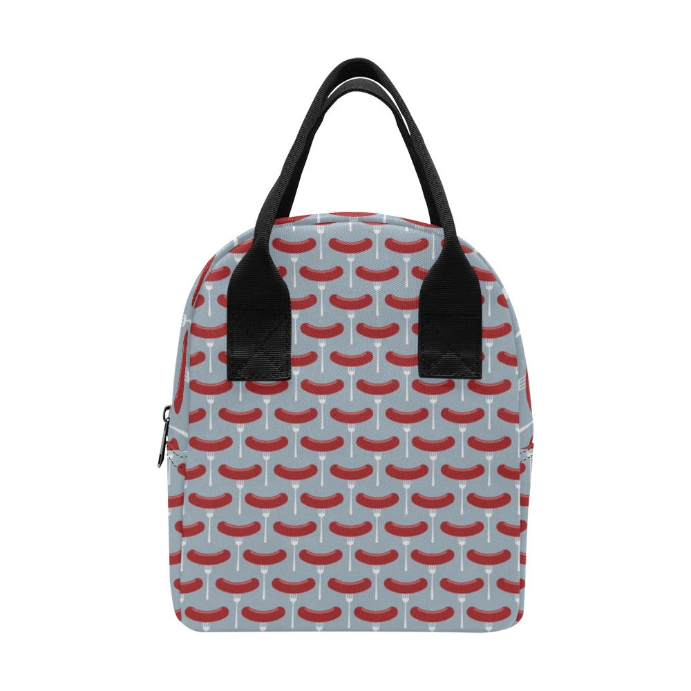 Sausage Print Design LKS301 Insulated Lunch Bag