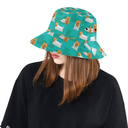 Silky Terriers Print Design LKS301 Unisex Bucket Hat