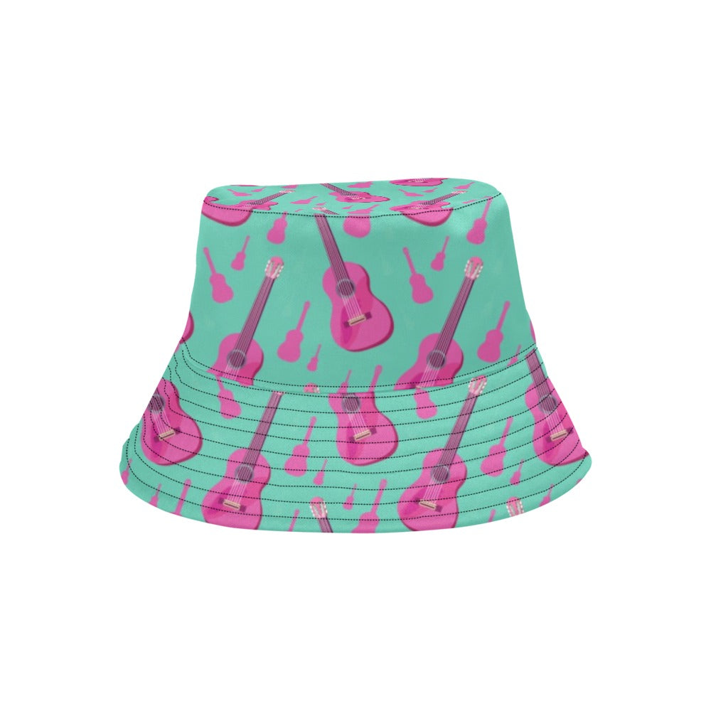 Acoustic Guitar Print Design LKS405 Unisex Bucket Hat