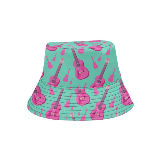 Acoustic Guitar Print Design LKS405 Unisex Bucket Hat