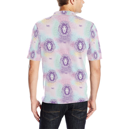 Leo Pattern Print Design 03 Men Polo Shirt