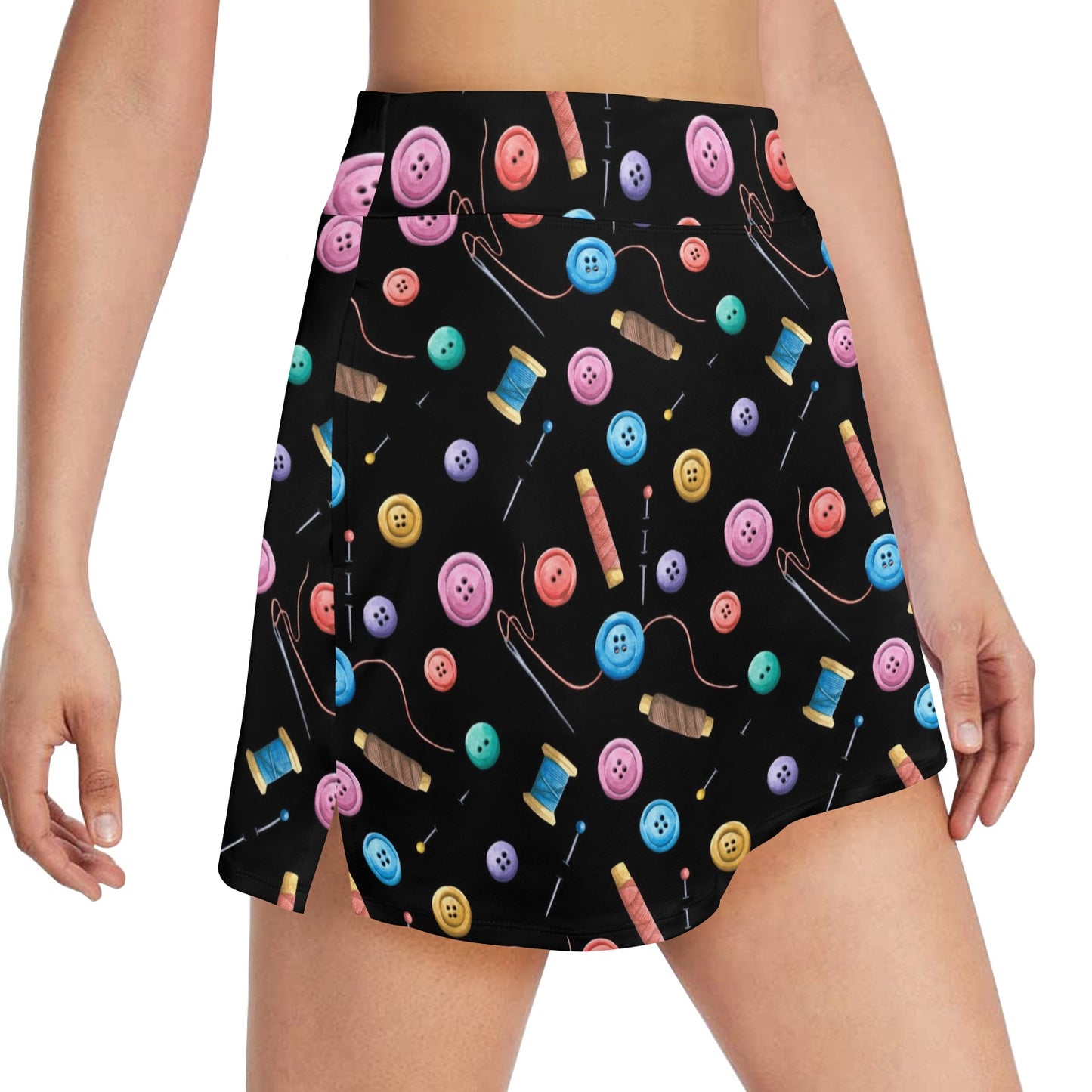 Sewing Print Design LKS309 17" Golf & Pickleball Skort with Pockets