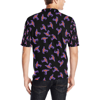 Witch Hat Print Design LKS304 Men Polo Shirt