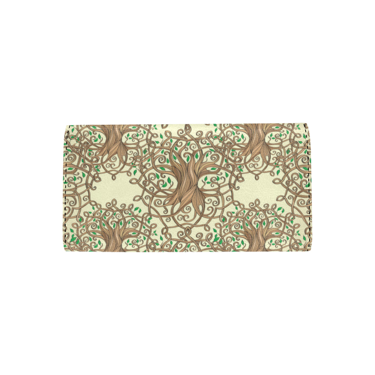 Celtic Tree of life Women's Trifold Wallet
