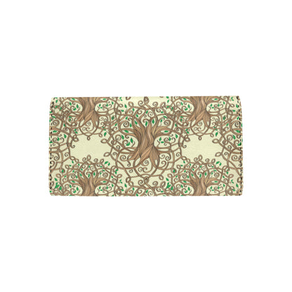 Celtic Tree of life Women's Trifold Wallet